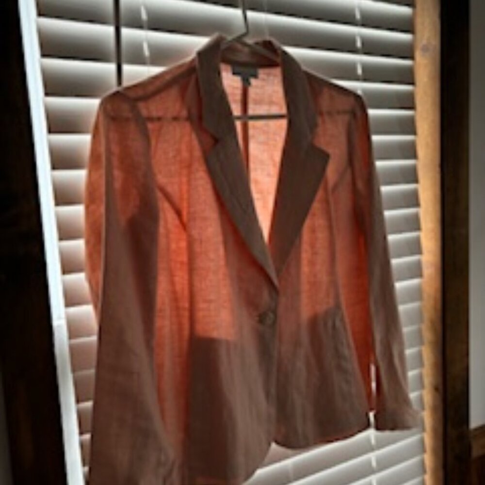 J Jill linen blazer petite Small